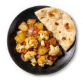 Aloo Gobi mit Naan