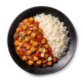 Chana Masala mit Reis