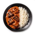 Lamm Tikka Masala mit Reis